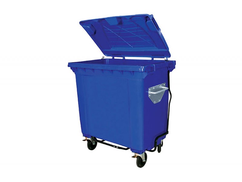 Plastik Çöp Kovası 660 Litre Pedallı